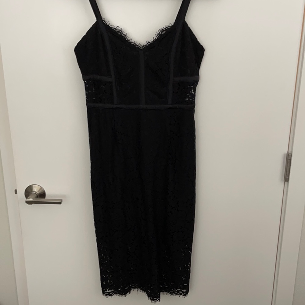 Express lace midi dress